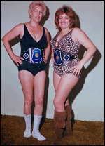 Two G.L.O.R.Y. Legends Of The Ring: Beverly Shade and Natasha The Hatchet Lady. Two G.L.O.R.Y. Legends Of The Ring: Beverly Shade and Natasha The Hatchet Lady.