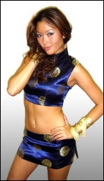 Lovely Jade designs all of her ringside outfits.