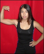 Jordyn may be small in stature, but she's plenty strong: weight lifting is one of Jordyn's hobbies! Jordyn may be small in stature, but she's plenty strong: weight lifting is one of Jordyn's hobbies!