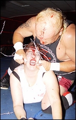 Lady Draven has actually participated in a brutal Texas barbwire match! Lady Draven has actually participated in a brutal Texas barbwire match!