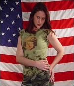 Raelane shows her support for the USA! Raelane shows her support for the USA!