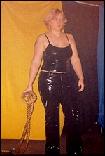 Stephanie Roberts and a bull rope: that spells TROUBLE for an unfortunate opponent. Stephanie Roberts and a bull rope: that spells TROUBLE for an unfortunate opponent.