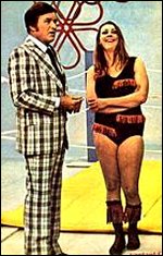Younger fans may not remember The Mike Douglas Show, but it was the most popular variety show of its day. Sue was a guest...giving Mike and Sonny Bono a few pointers on the fine art of grappling. Younger fans may not remember The Mike Douglas Show, but it was the most popular variety show of its day. Sue was a guest...giving Mike and Sonny Bono a few pointers on the fine art of grappling.