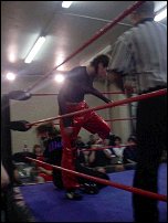 A vicious Allison Danger wipes her boot across the face of Alicia...THREE TIMES!