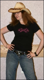 Alexzandra a.k.a <span style="font-style:italic">The HardCore CowGirl</span>!