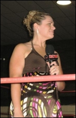 Hollie started as a photographer and ring announcer for RCW.